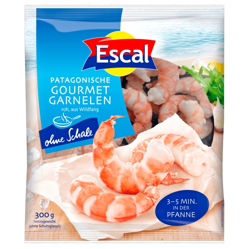 Escal Patagonische Gourmet Garnelen ohne Schale 300g